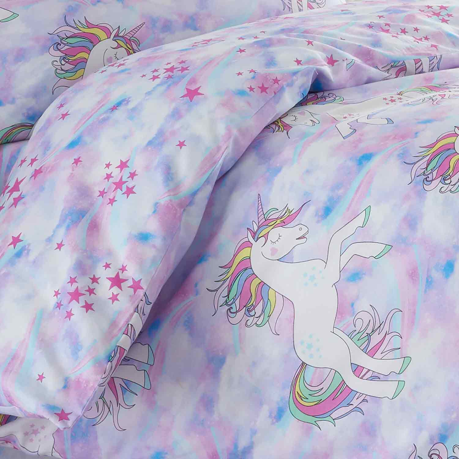 Unicorn Dreams Duvet Cover Set Home Store + More