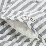 Stellar Grey Stripe Double Oven Glove