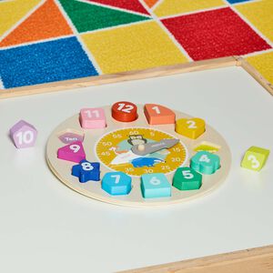 First Steps Learn & Play Wooden Clock