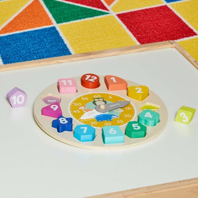 First Steps Learn & Play Wooden Clock