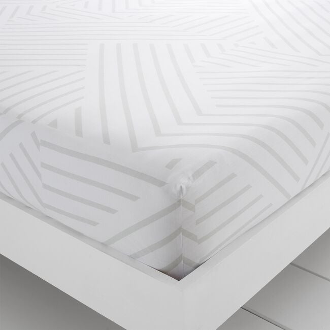GREYSON Single Fitted Sheet 