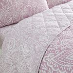 Fallon Bedspread 200cm x 220cm - Raspberry