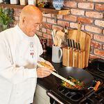 Ken Hom Carbon Steel 5 Piece Classic Wok Set