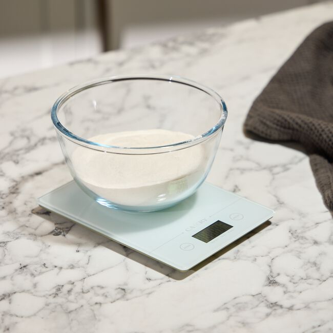 Camry White Rectangular Digital Kitchen Scale