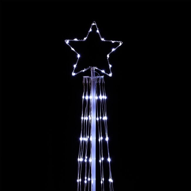 2.5M Outdoor Light-Up Christmas Tree Silhouette