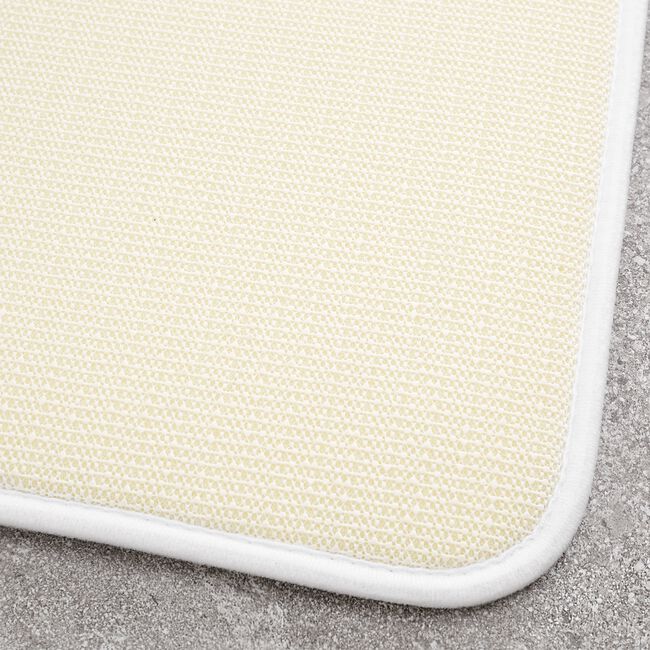 ANTI-BACTERIAL MEMORY FOAM WHITE Bath Mat