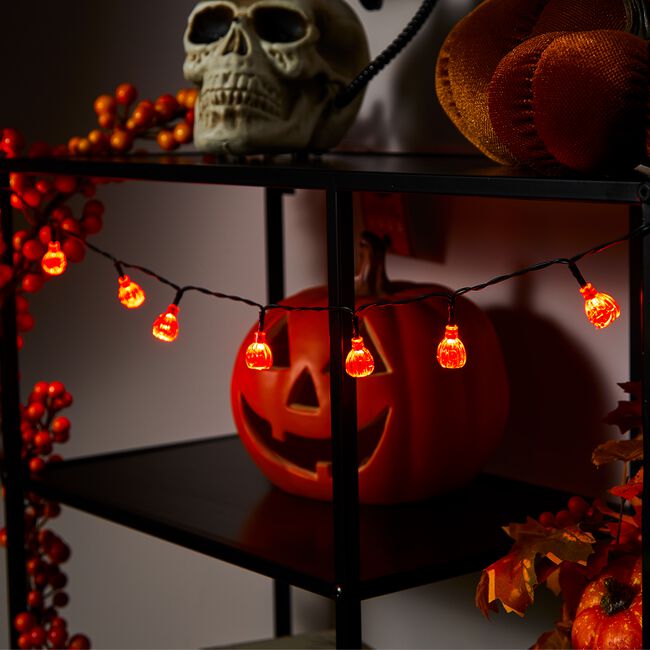 Halloween 10 Pumpkin Colour String Lights