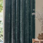 YARD PENCIL PLEAT CHENILLE MARINE 66x54 Curtain