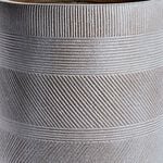 Inca Pedestal Fibre Clay Plant Pot - Large