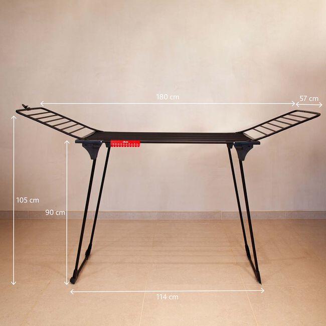 Vileda King Ultimate Black Airer - 20m