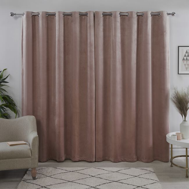 TRIANGLE STITCH MAUVE 66X54 Curtain