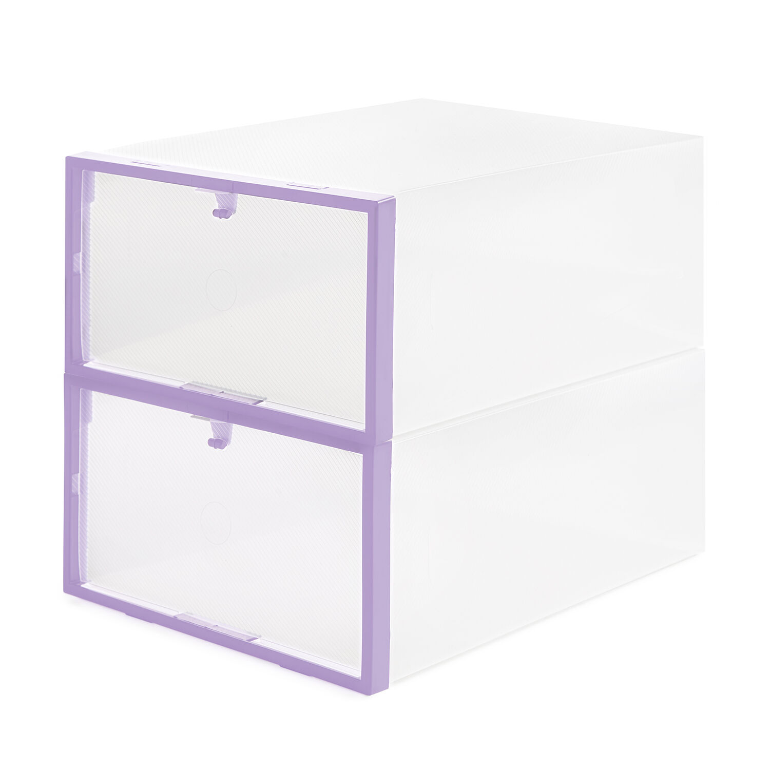 Lady S Shoe Box 2 Pack Purple Home Store More