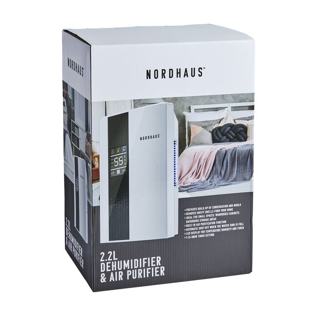 Nordhaus 2.2L Dehumidifier With Air Purifier
