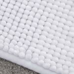 CATHERINE LANSFIELD WHITE BOBBLE 50x80cm Bath Mat