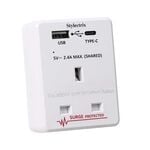 Stylectrix Type-A & Type-C Travel Adaptor Plug