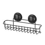 Black Bathroom Basket with Suction Fix