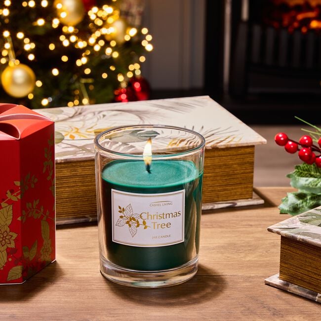 Cashel Living Christmas Tree Candle Jar