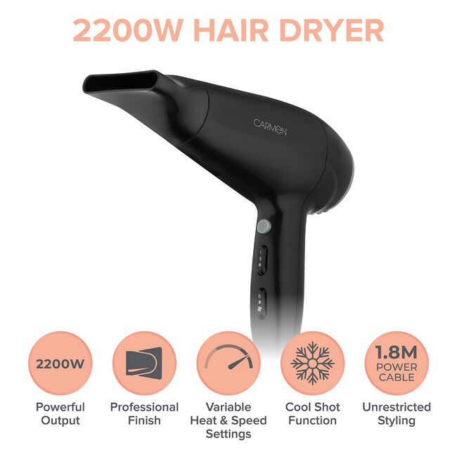 Carmen 2200W Hair Dryer