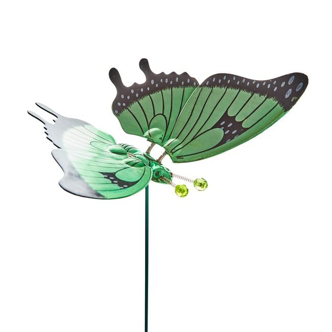 Metallic Butterfly Garden Stake