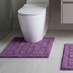 COTTON BRICK LAVENDER 50x50 Pedestal Mat