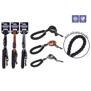 Soft Grip Reflective Rope Dog Lead 120cm