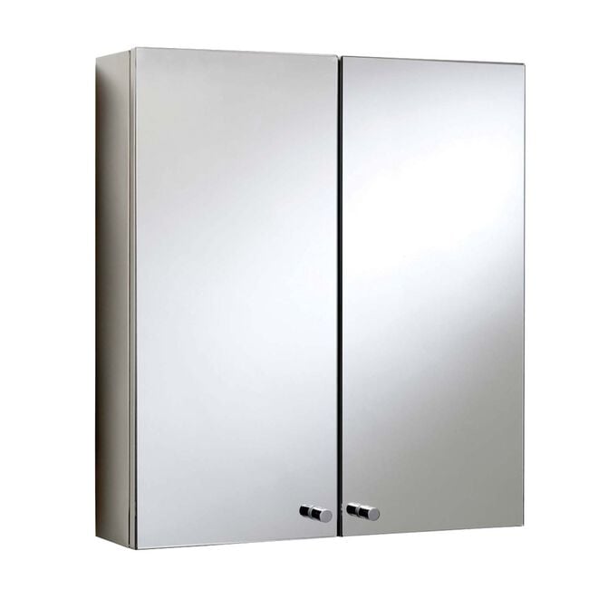 Croydex Carra Double Door Stainless Steel Cabinet