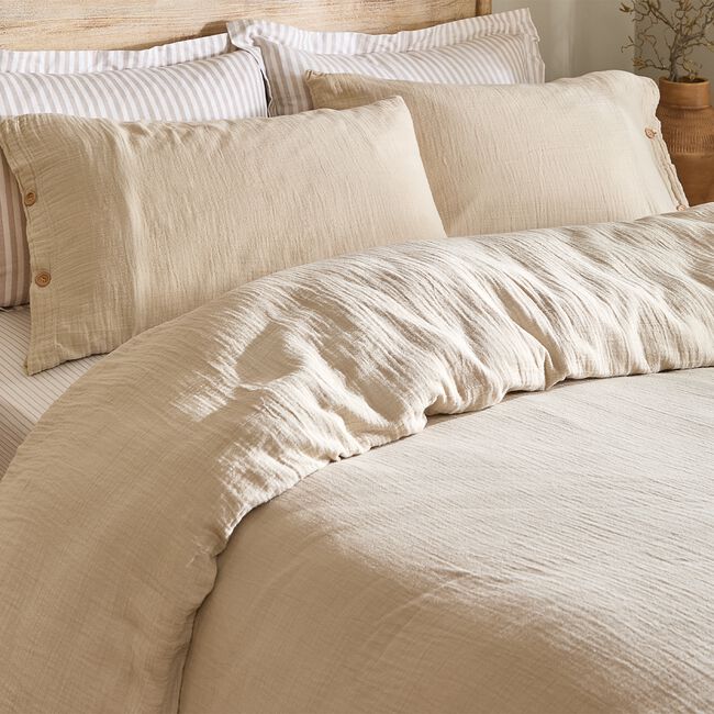 YARD KING SIZE DUVET COVER Lark Natural