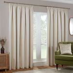 P/PLEAT BLACKOUT THERMAL B/WEAVE NATURAL 66x54 Ctn
