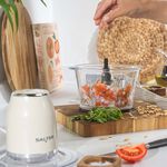 SALTER RETRO CREAM Glass Chopper