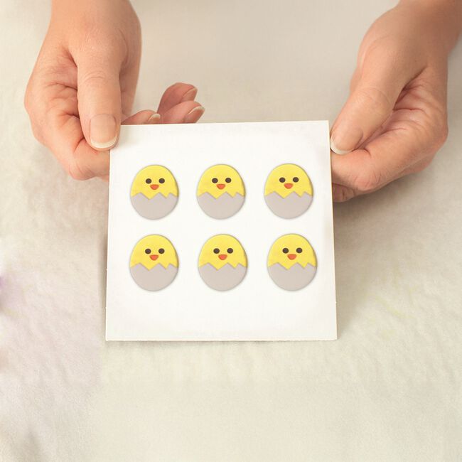 Edible Hatched Chicks Sugar Topper