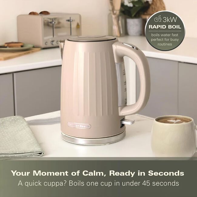 HAMILTON BEACH HARMONY 1.7L Cappuccino Kettle