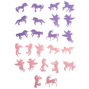 Glow In The Dark Unicorn Stick-Ons