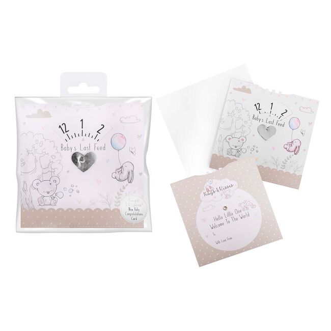 First Steps Baby Congratulations Card