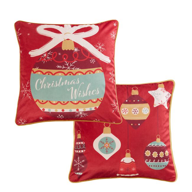 Christmas Wishes Cushion Covers - 2 Pack