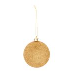 12 Pack Gold & White Bauble Set