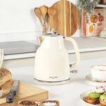 SALTER RETRO CREAM 1.7L Rapid Boil Kettle