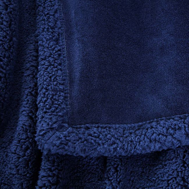 RUANE BORG NAVY 150x200cm Throw