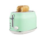 SALTER RETRO GREEN CURVED BODY 2 Slice Toaster