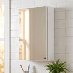 Croydex Carra Single Door Stainless Steel Cabinet