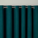 BLACKOUT & THERMAL CORDUROY TEAL 66x54 Curtain