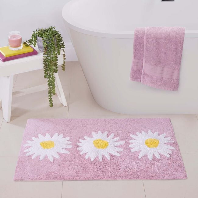 DAISY TUFTED PINK 50x80 Bath Mat