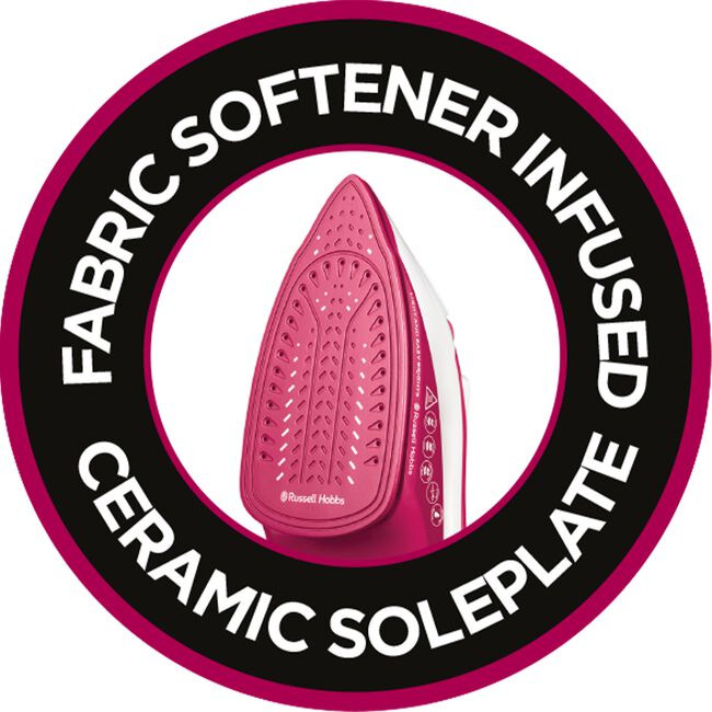 Russell Hobbs Light & Easy Berry 2400W Steam Iron