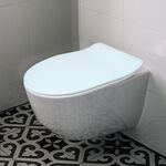 Soft Closing D Shape Toilet Seat