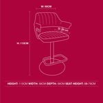 BELMONT Barstool Brown