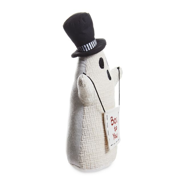 37cm Plush Ghost With Boo Flag