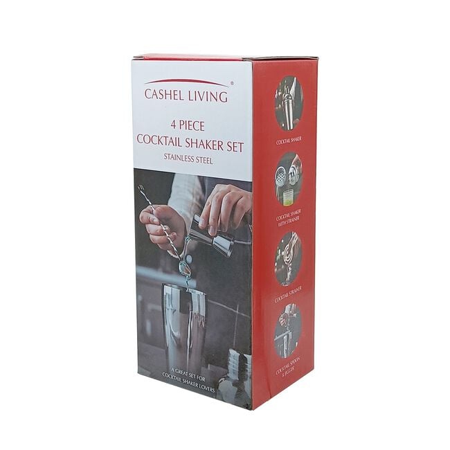 Cashel Living 4 Piece Cocktail Shaker Set