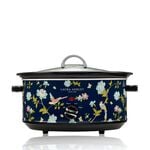 Laura Ashley Elveden Navy 6.5L Slow Cooker