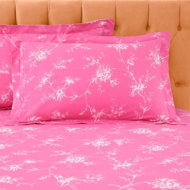 Rosa Oxford Pillowcase Pair - Pink