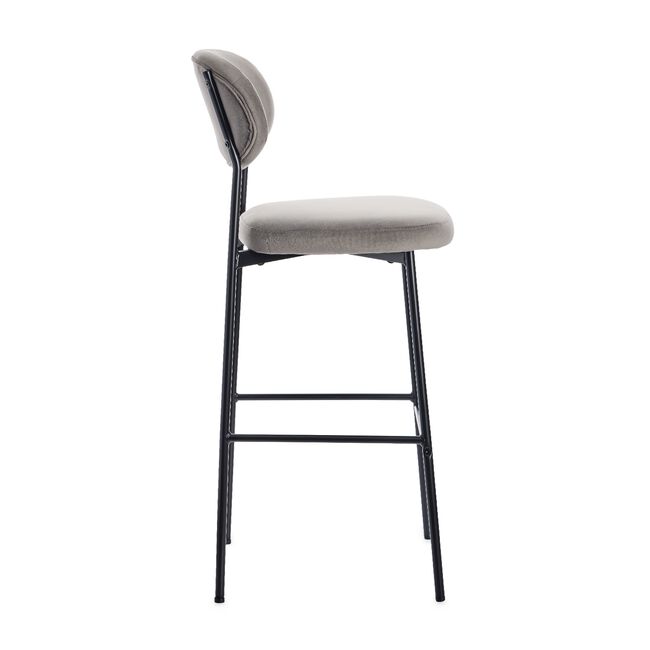 MARGOT Barstool Velvet Grey