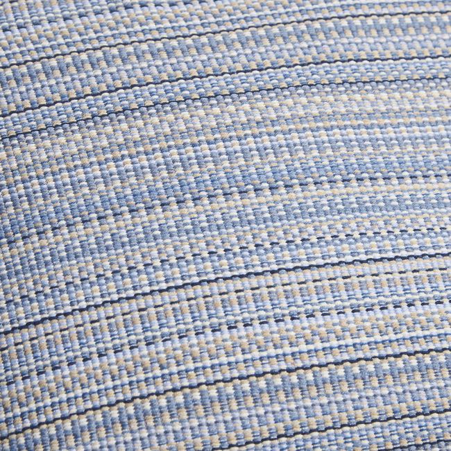 KNITTED STRIPE BLUE 45x45 Cushion